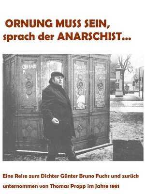 cover image of Ornung muss sein, sprach der Anarschist